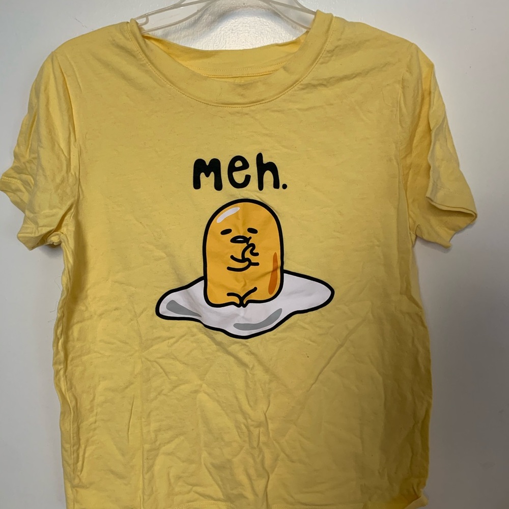 Gudetomo The Lazy Egg “Meh.” Shirt